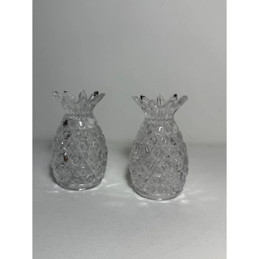 Shannon Crystal, Ireland Pineapple Salt Pepper Shakers 3.5